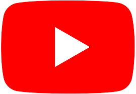The YouTube logo, a red TV rectangle with a white "play" triangle in the center